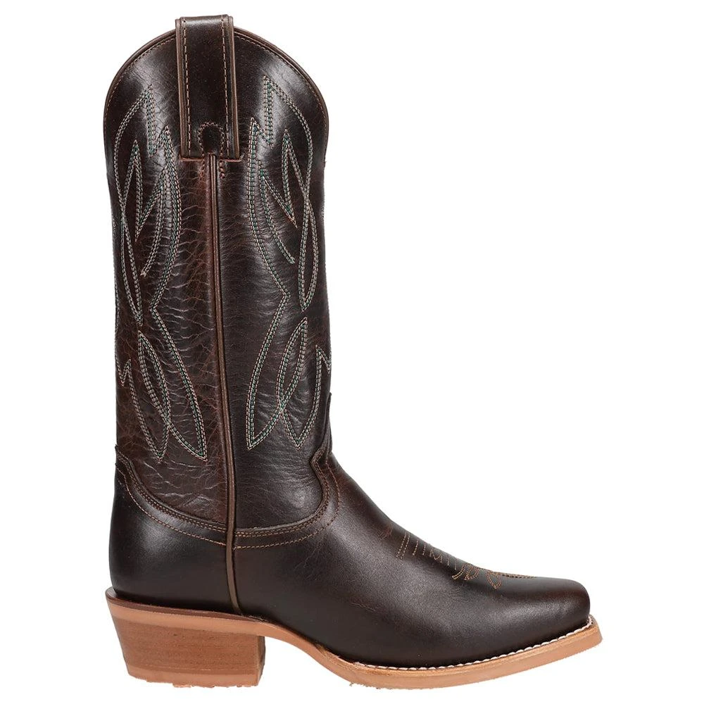 Justin Boots Mayberry Embroidered Square Toe Cowboy Boots 1