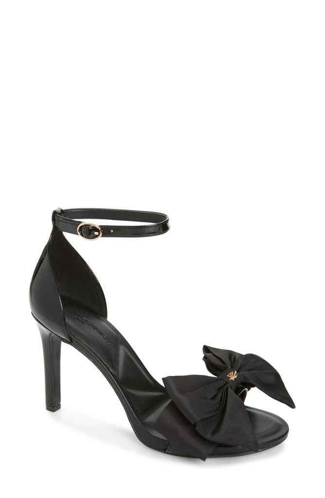Karl Lagerfeld Paris Kenz Rhinestone Bow Sandal 1