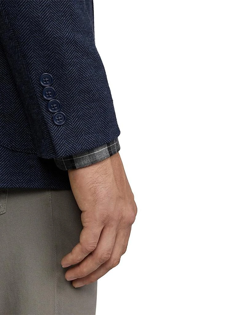 Ralph Lauren Hadley Hand-Tailored Herringbone Jacket 9