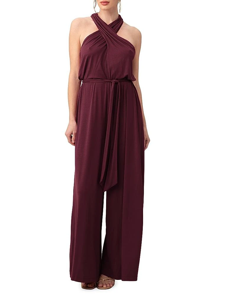 Trina Turk Central Park Halter Jumpsuit 1