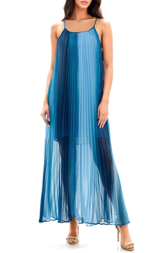 Socialite Pleated Maxi Dress 1