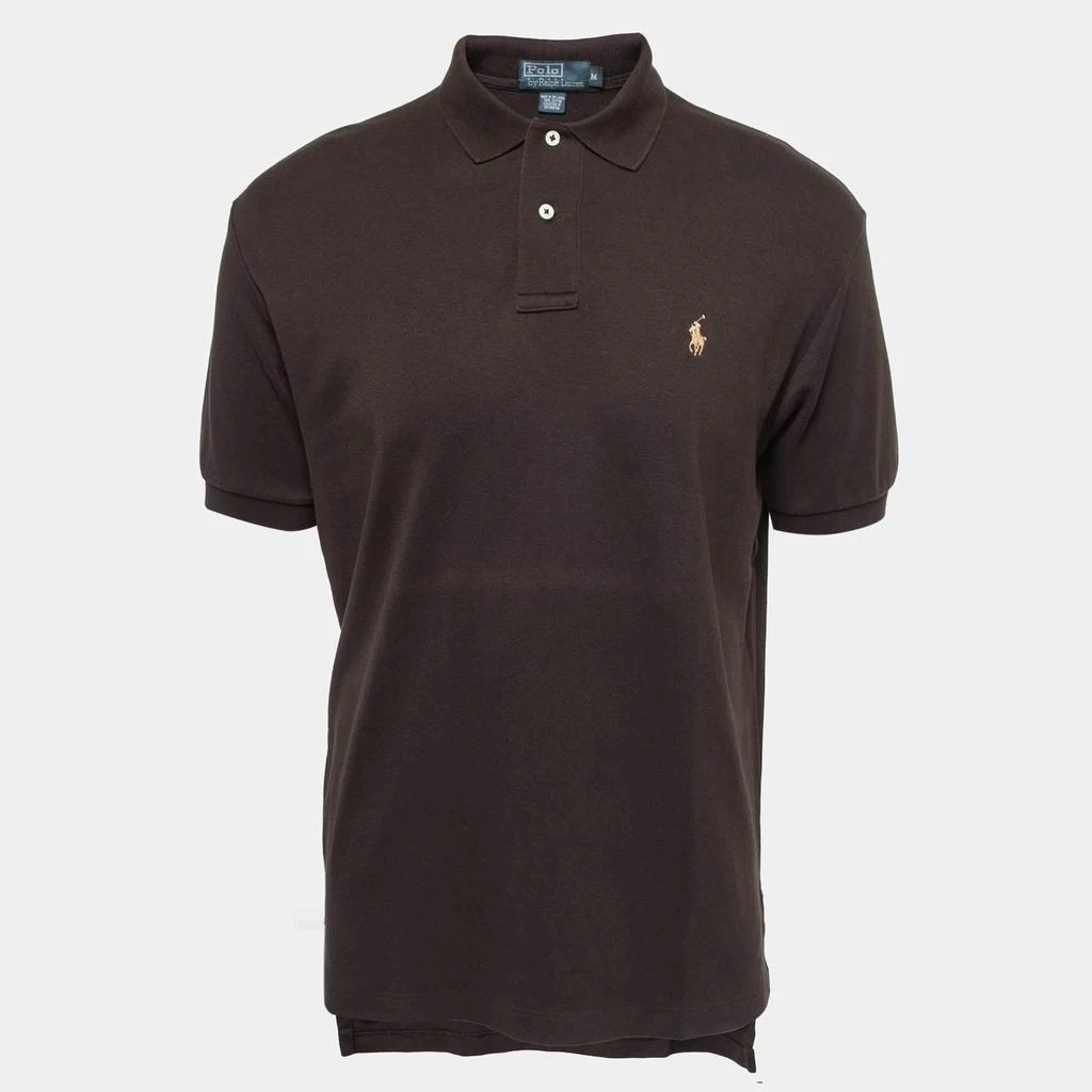 Ralph Lauren Polo Ralph Lauren Brown Cotton Polo T-Shirt M 1