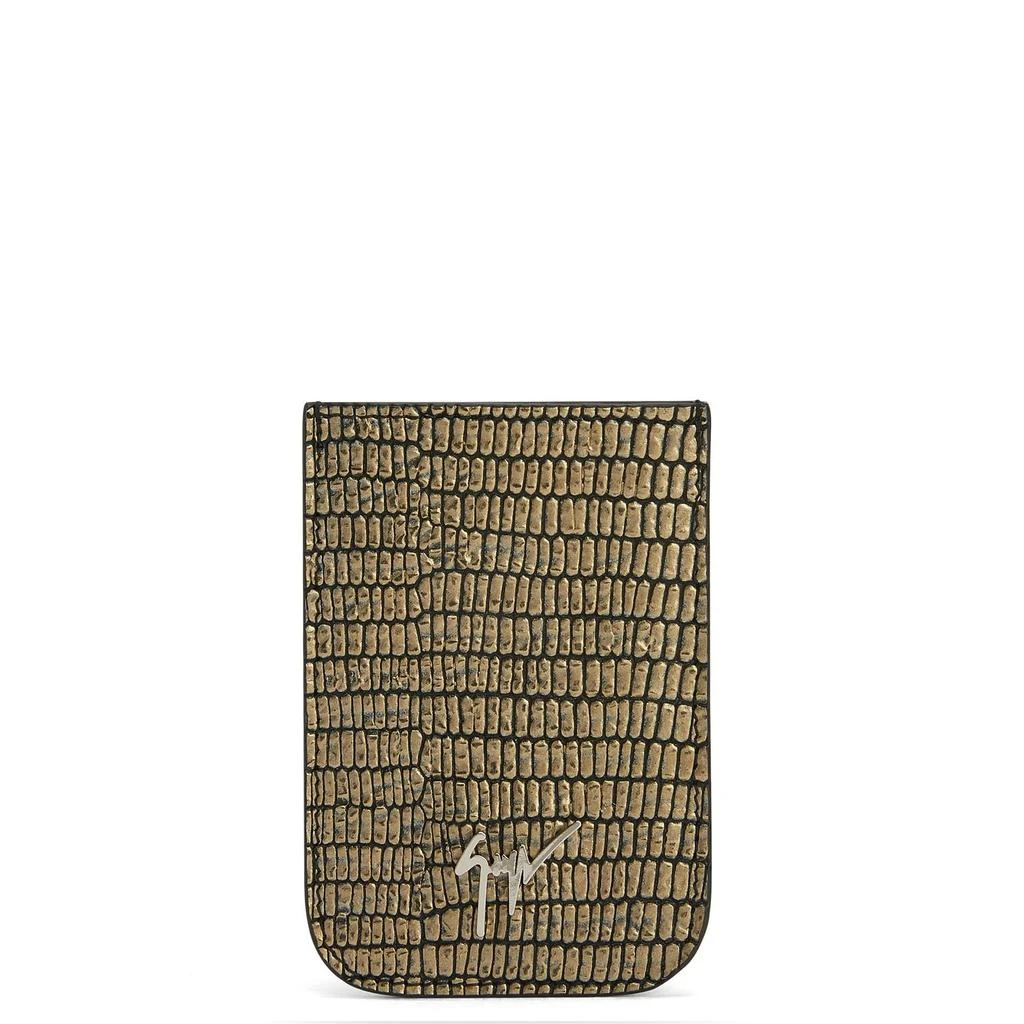 Giuseppe Zanotti Giuseppe Zanotti Albert Logo Plaque Card Case