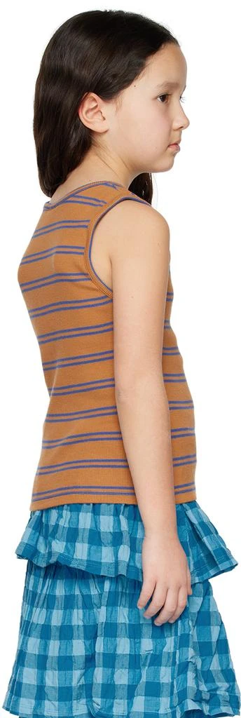 The Campamento Kids Brown Striped Tank Top 3