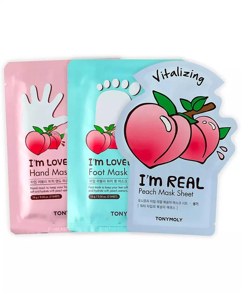 TONYMOLY 3-Pc. I'm Peach Head To Toe Body Mask Set 1