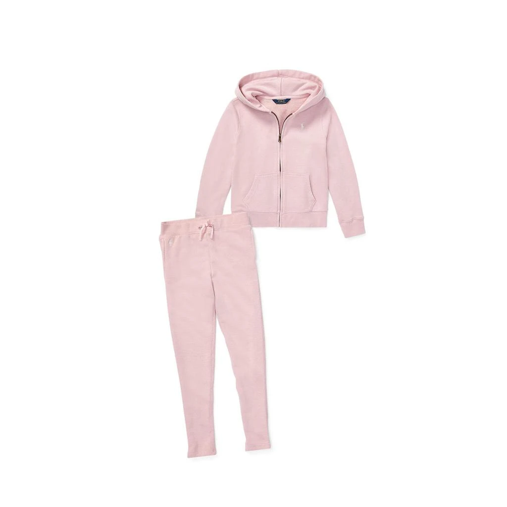 Ralph Lauren French Terry Hoodie (Big Kids) 3