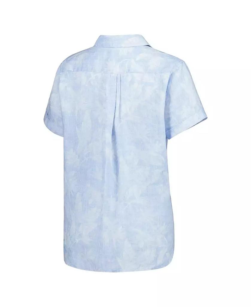 Tommy Bahama Women's Light Blue Kentucky Wildcats Legacy Leaves Camp Button-Up Shirt