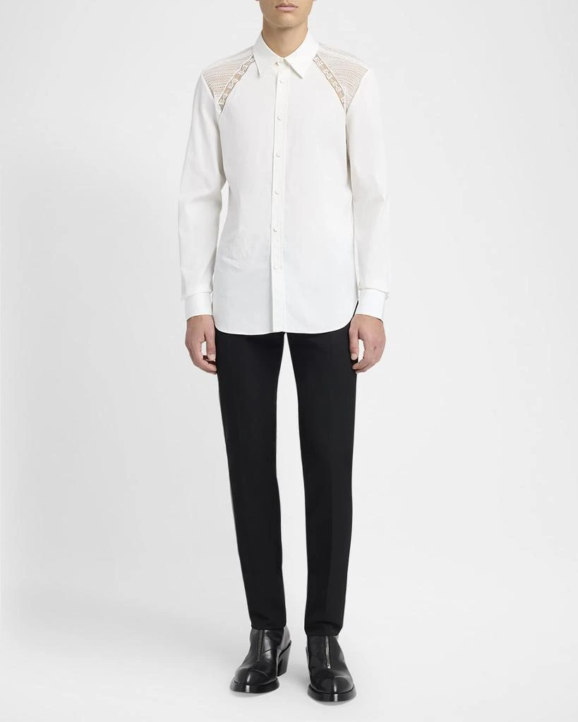 McQueen Men's Lace Harness Shirt 2
