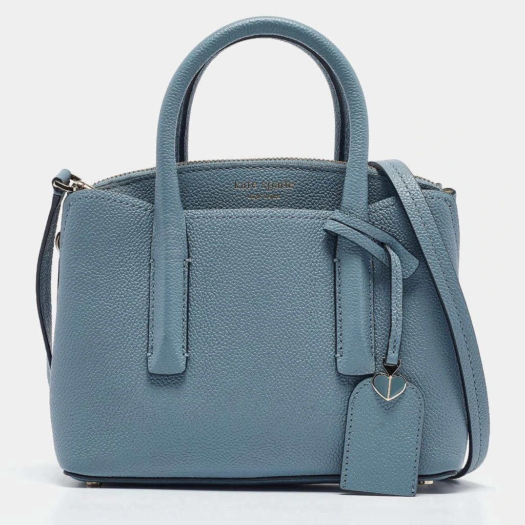 Kate Spade Kate Spade Light Blue Leather Margaux Mini Satchel  1