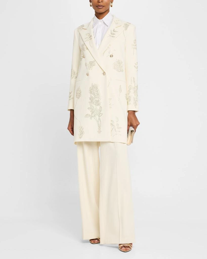 Libertine Elizabeth St Garden Embellished Double-Breasted Wool Coat 2