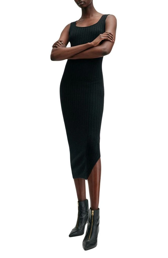 ALL SAINTS Margot Rib Wool Blend Crop Sweater & Midi Sweater Dress Set 3