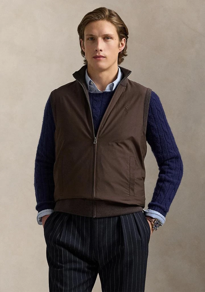 Ralph Lauren Men's Hybrid Full-Zip Sweater Vest
