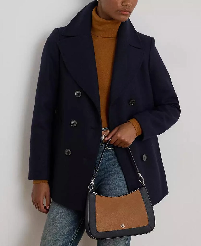 Ralph Lauren Two-Tone Leather Small Danni Bag 1