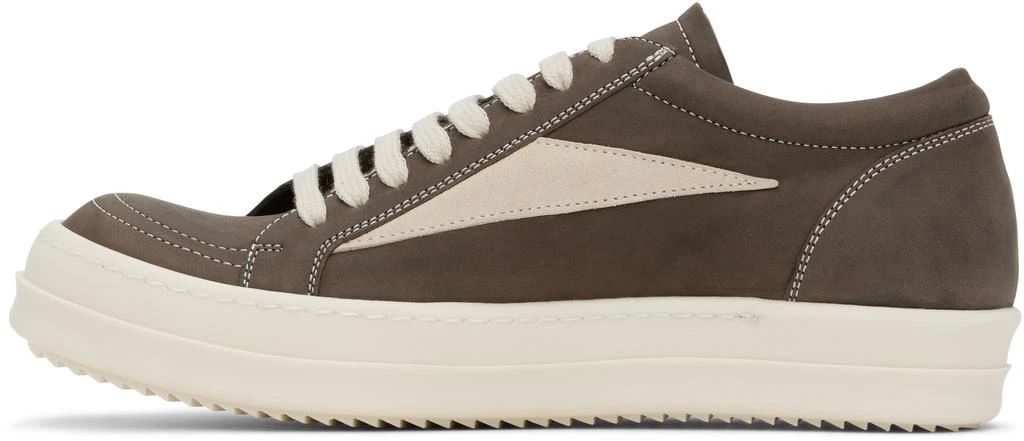 Rick Owens Brown & Off-White Porterville Vintage Sneakers 3