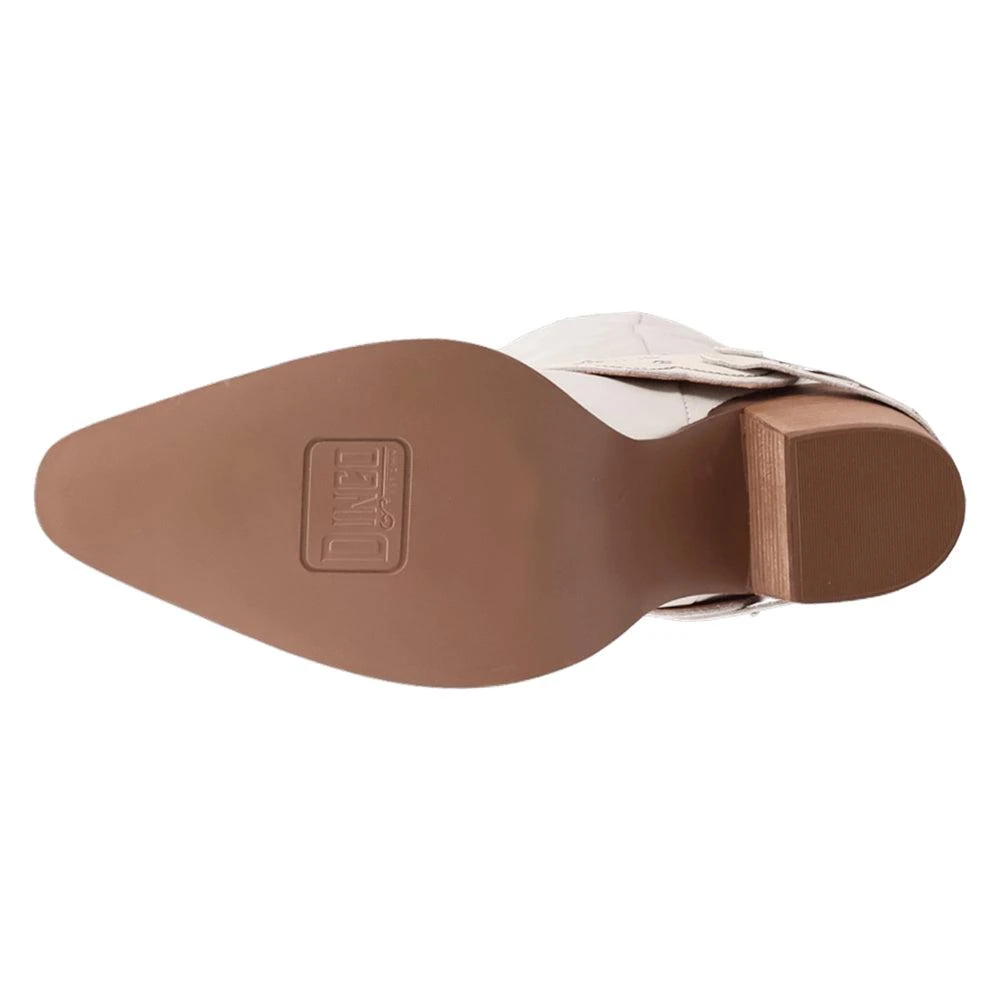 Dingo Grit N' Grace Slouchy Studded Snip Toe Pull On Cowboy Boots 5