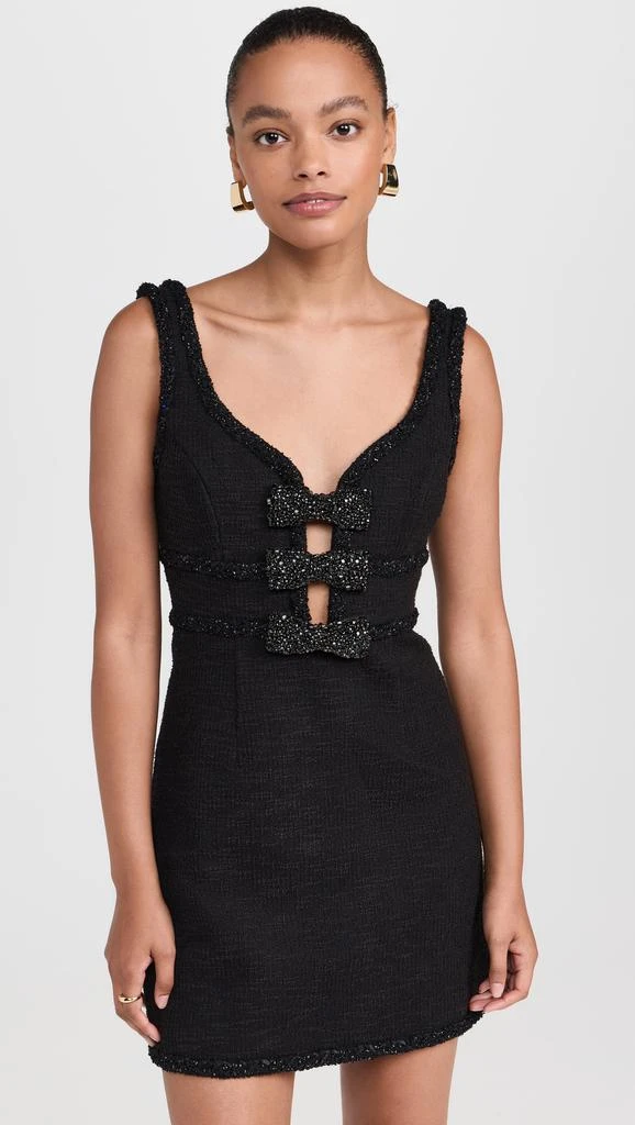 REBECCA VALLANCE Margo Bow Mini Dress 6