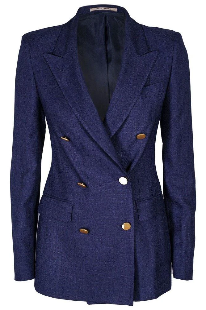 TAGLIATORE Tagliatore J-Parigi Double-Breasted Tailored Blazer 1