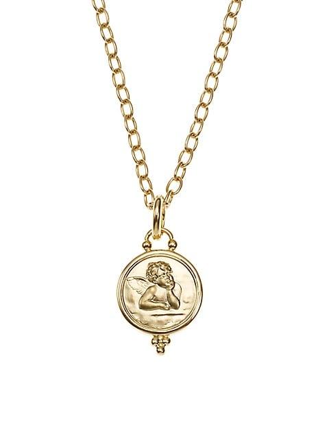 Temple St. Clair Florence86 18K Yellow Gold Medium Pendant