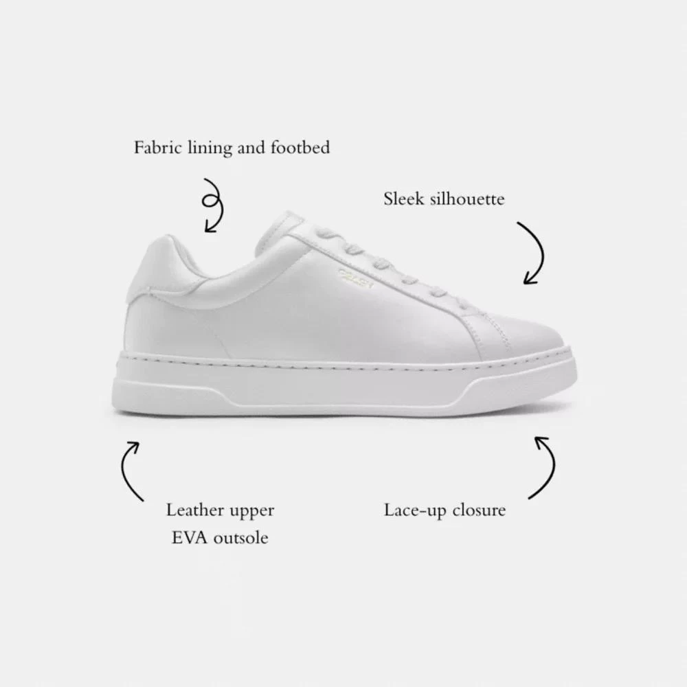 Coach High Line Sneaker In Signature Canvas 6