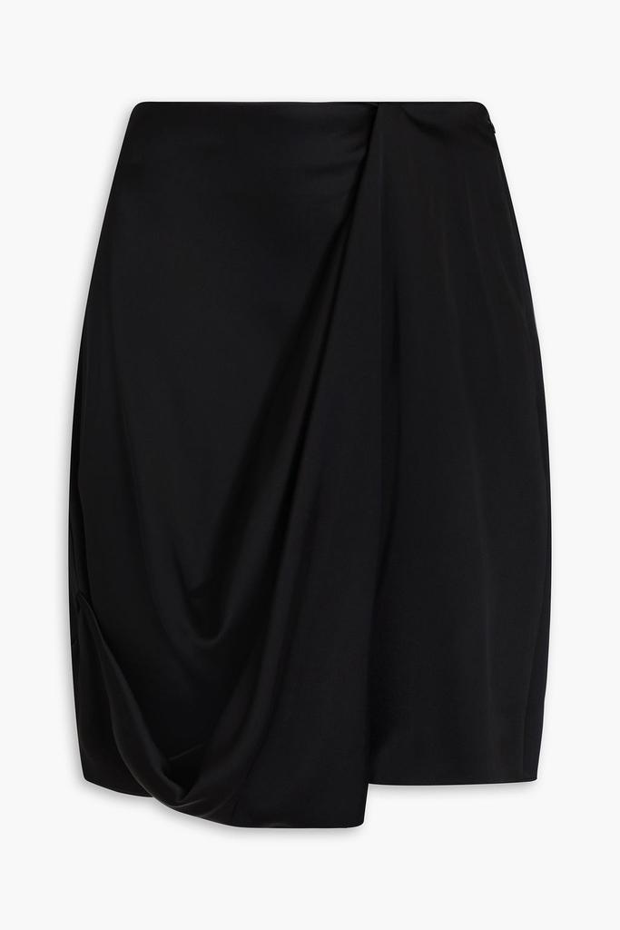 JW Anderson Draped satin mini skirt