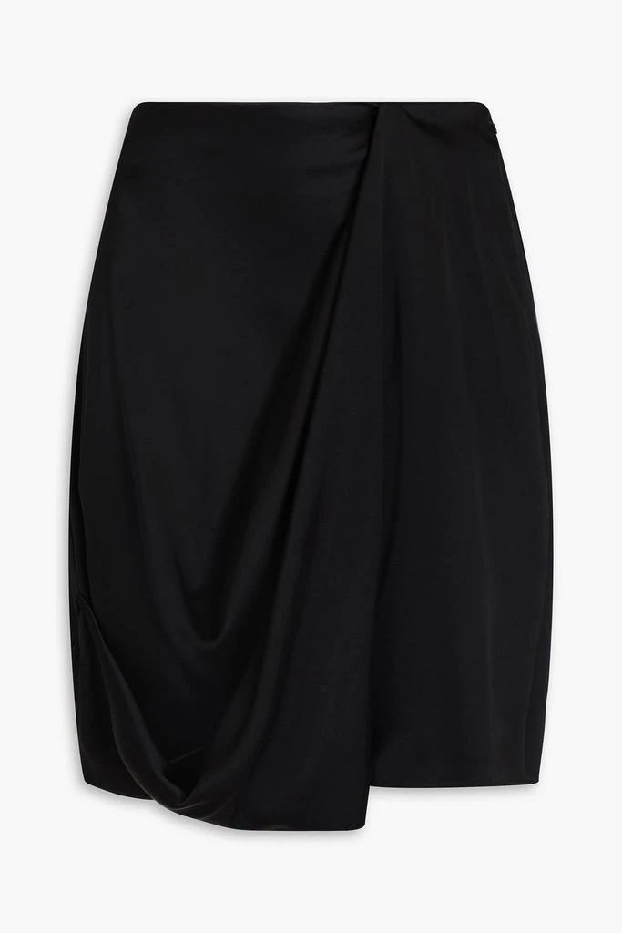 JW ANDERSON Draped satin mini skirt 1