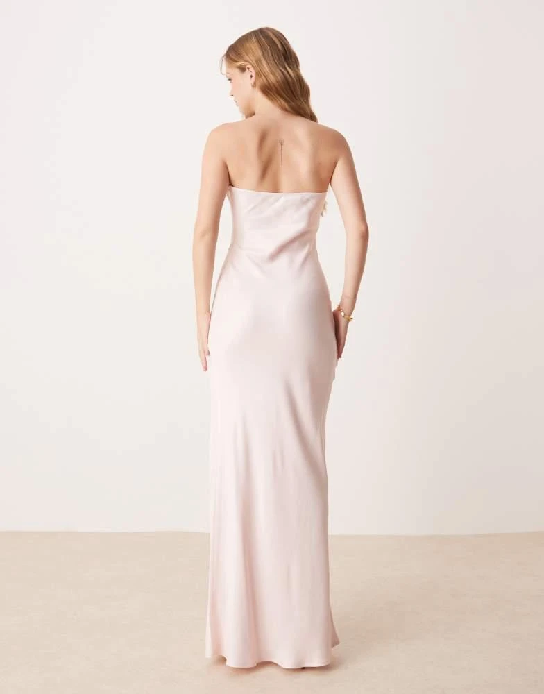 silver sequin dresses Adoria Sequin Cut Out Maxi Dress - Silver main image 1