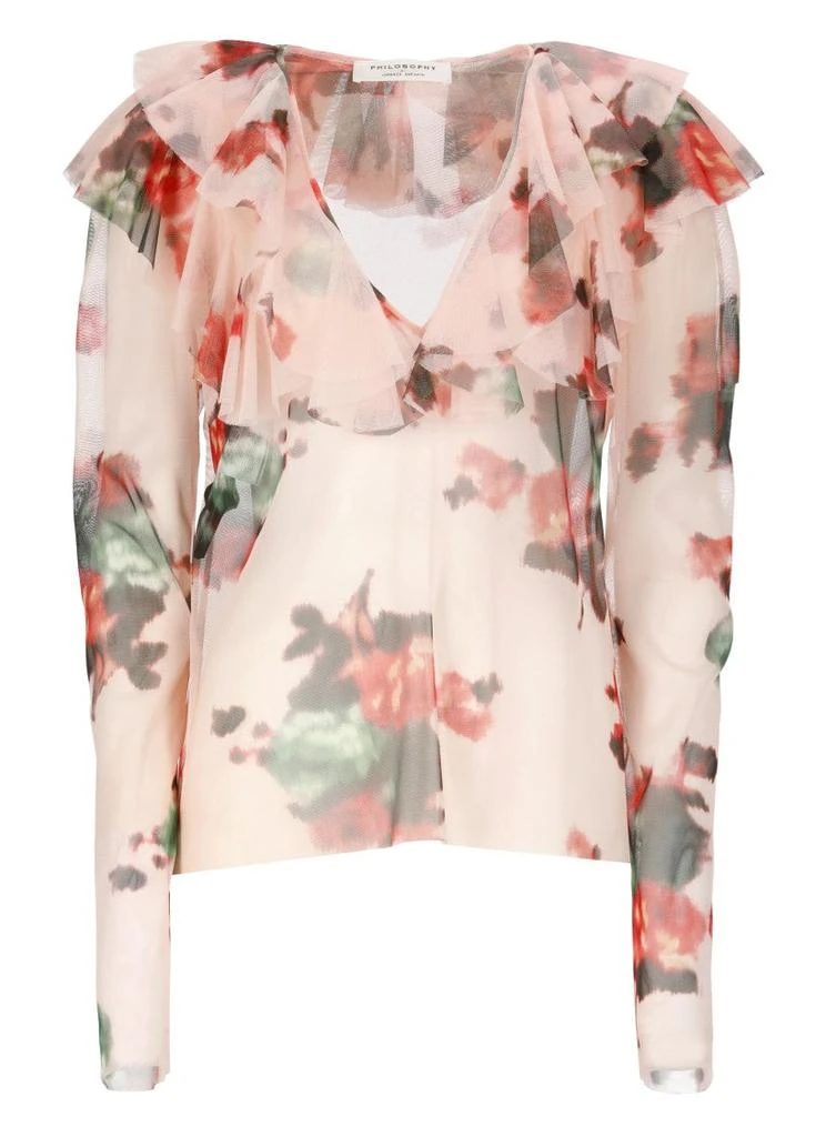 PHILOSOPHY di LORENZO SERAFINI Floral Print Shirt 1