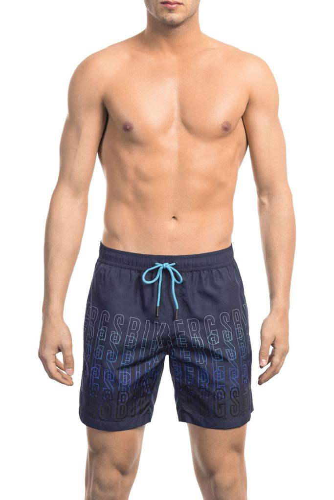 BIKKEMBERGS Bikkembergs Light-blue Polyester Swimwear