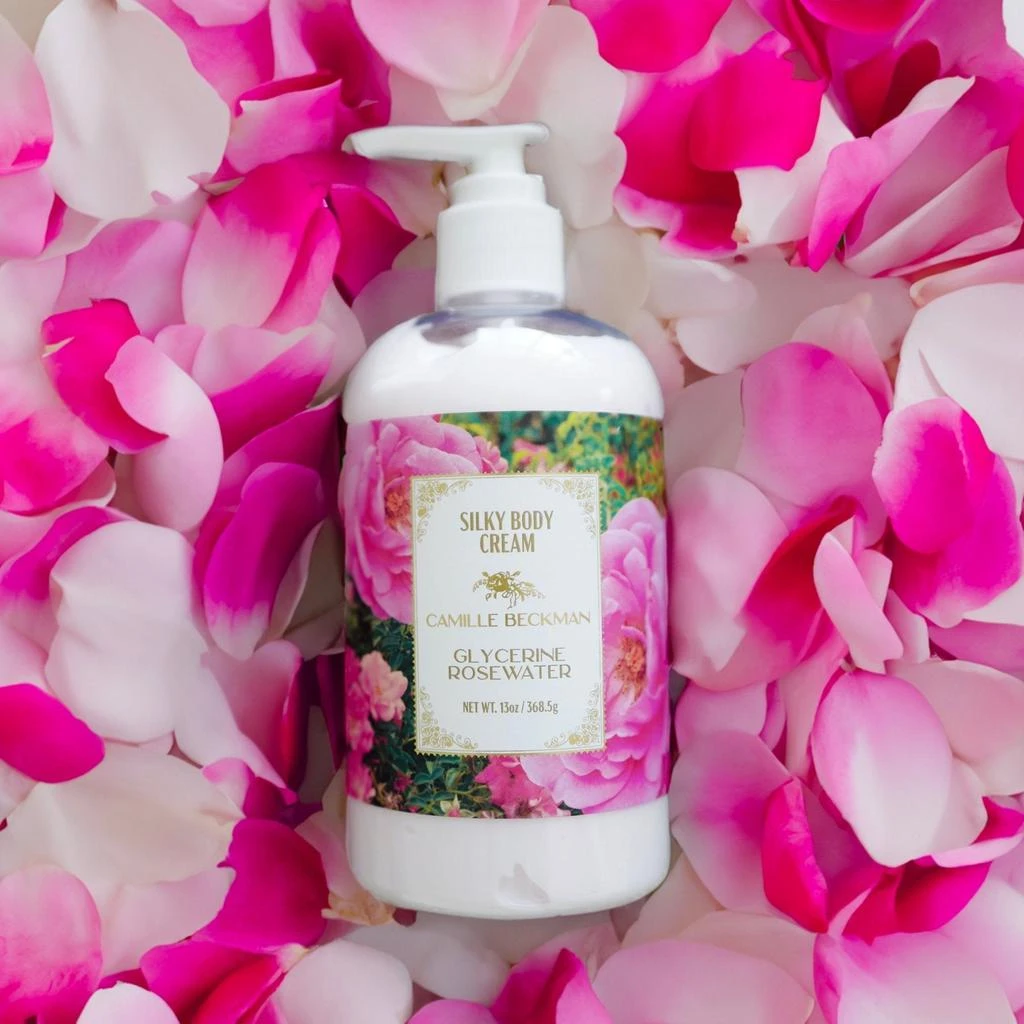 Camille Beckman Silky Body Cream 13oz Glycerine Rosewater 3