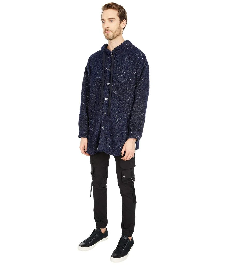 Faith Connexion Tweed Hooded Oversize Shirt 4