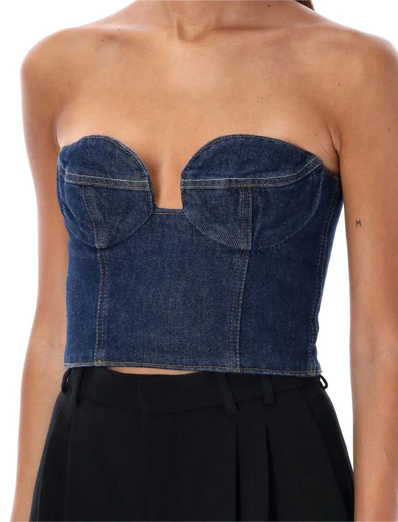 Magda Butrym Magda Butrym Bustier Denim Top 3