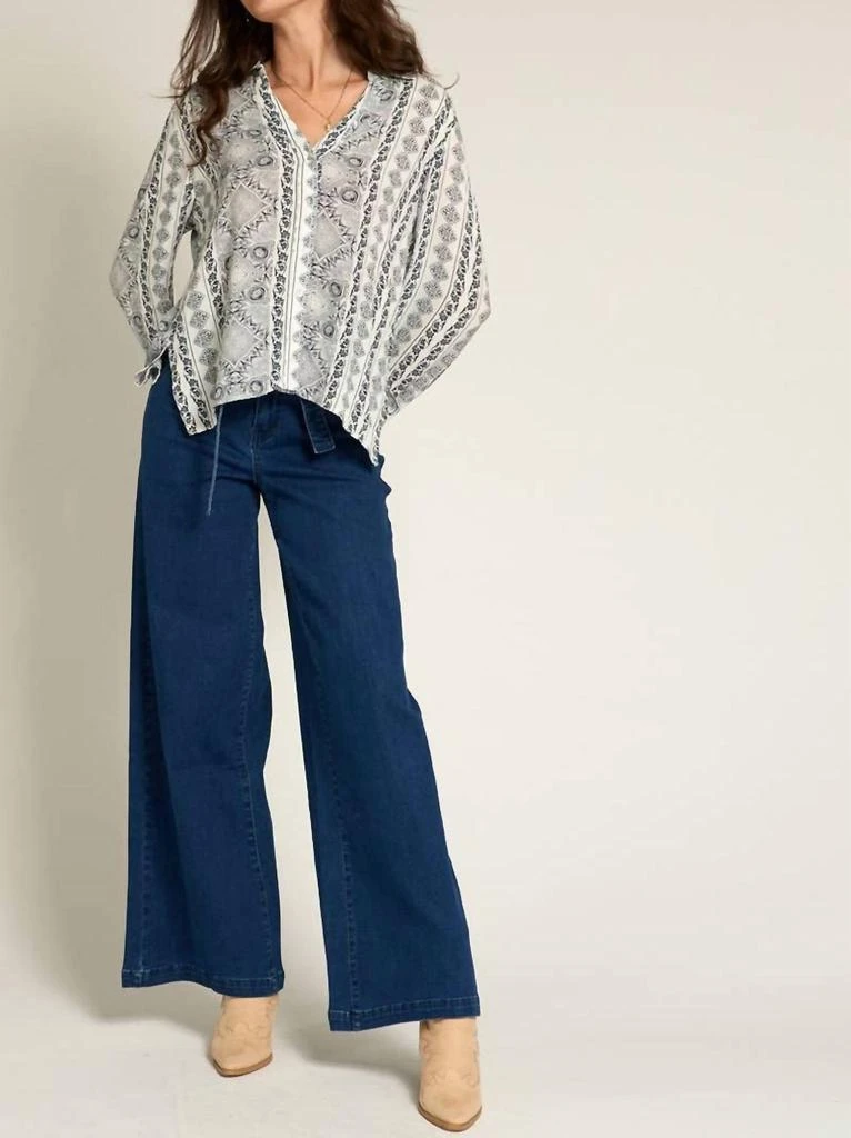 En Creme En Creme - Floral Stripe Blouse 5