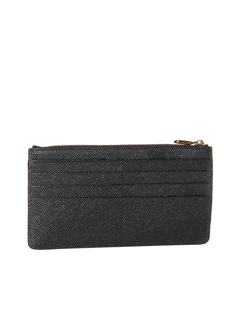 Dolce & Gabbana DOLCE & GABBANA | Large black Dauphine leather card case | Women | PZ 3