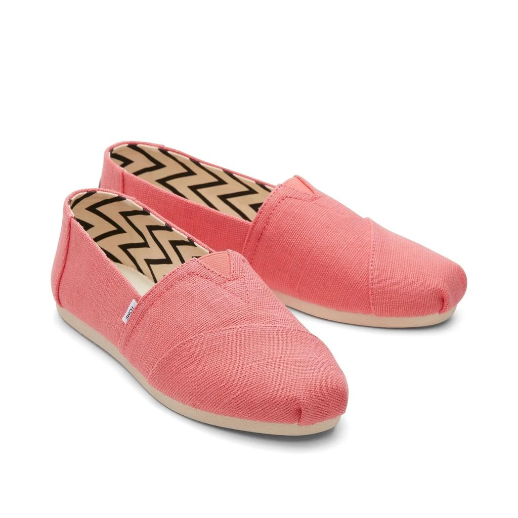 TOMS Shoes Classic Alpargata Shell Pink Heritage Canvas 3