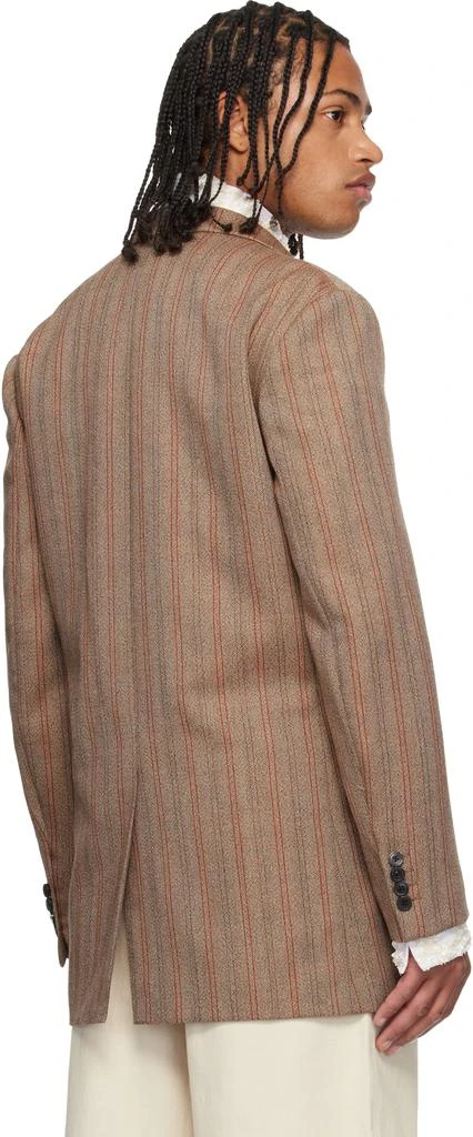 Dries Van Noten Taupe Loose Fit Blazer 3
