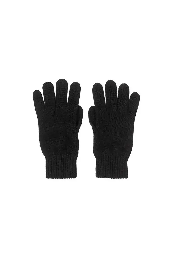 Johnstons of Elgin Mens black cashmere gloves 3
