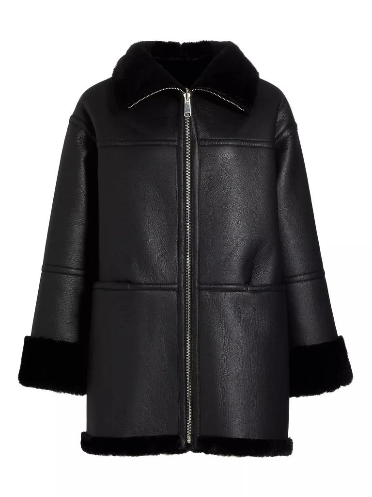 Mercer Collective Ally Faux Leather & Fur Coat 1