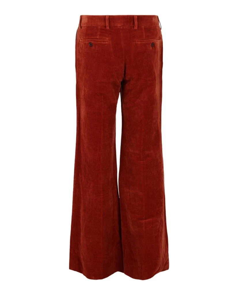 Gucci Velvet Flared-Leg Pants 2