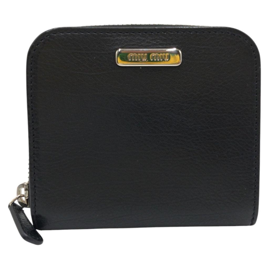 ★MIU MIU★25SS★Matelasse Zip Around Wallet Black 5MM268AFP Miu Miu Small Matelassé Nappa Leather Zipper Wallet Black