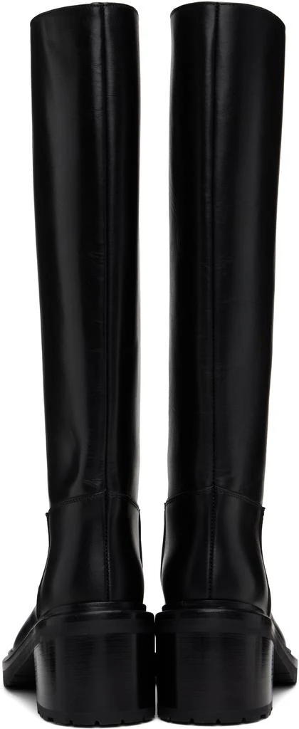 LEGRES Black Riding Heel Tall Boots 2