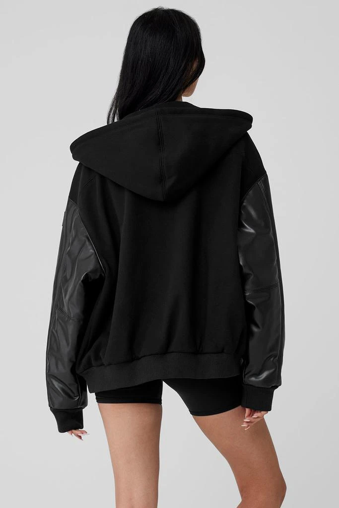 Alo Select Hooded Bomber Jacket - Black 2