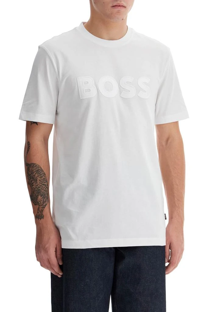 Hugo Boss T-shirt With Patch Logo Design 2