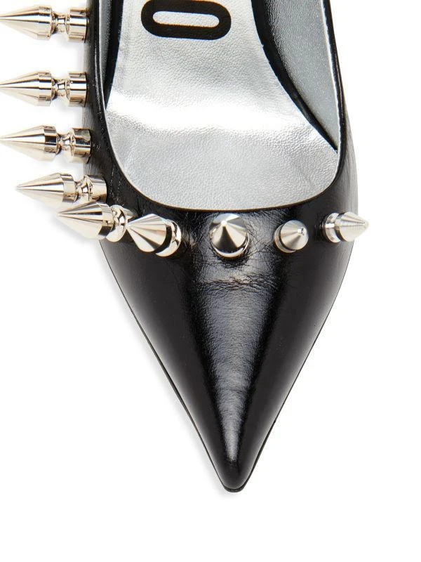 Moschino 105MM Studded Leather Pumps 3