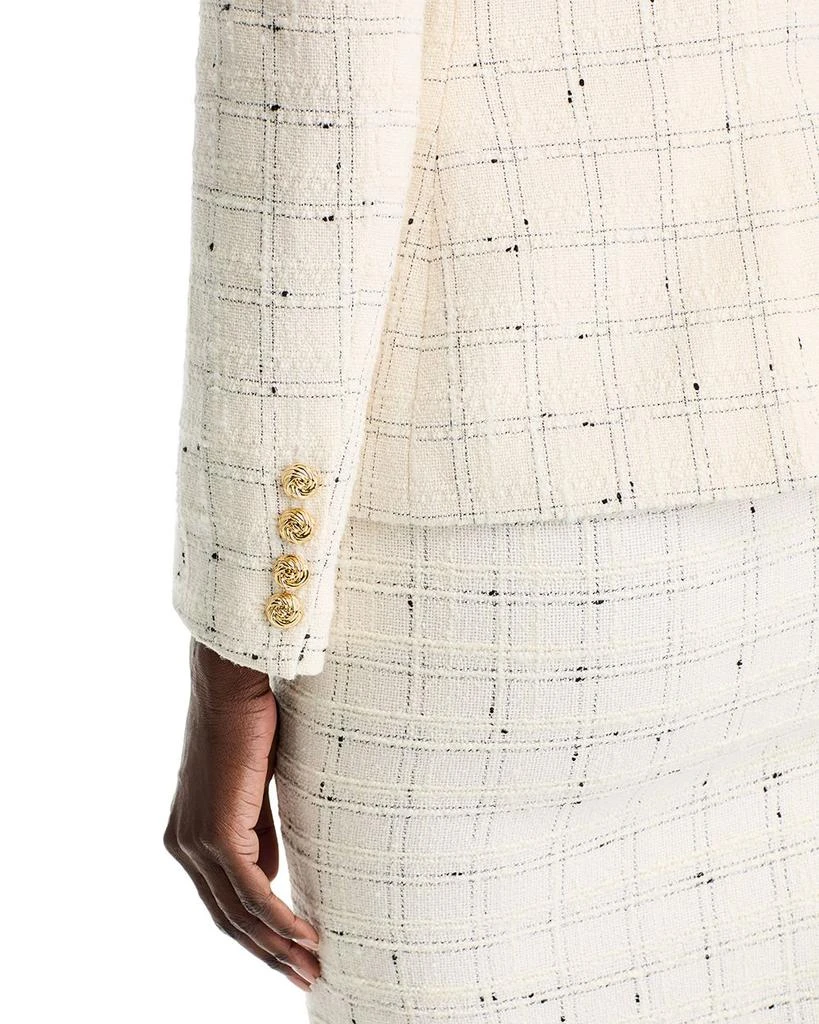 Generation Love Eliza Windowpane Tweed Blazer 6