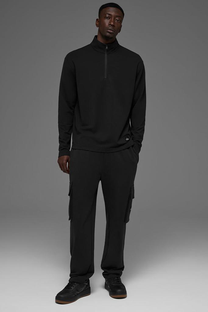 Alo Double Take Long Sleeve 1/4 Zip - Bone - Sweaters - Free