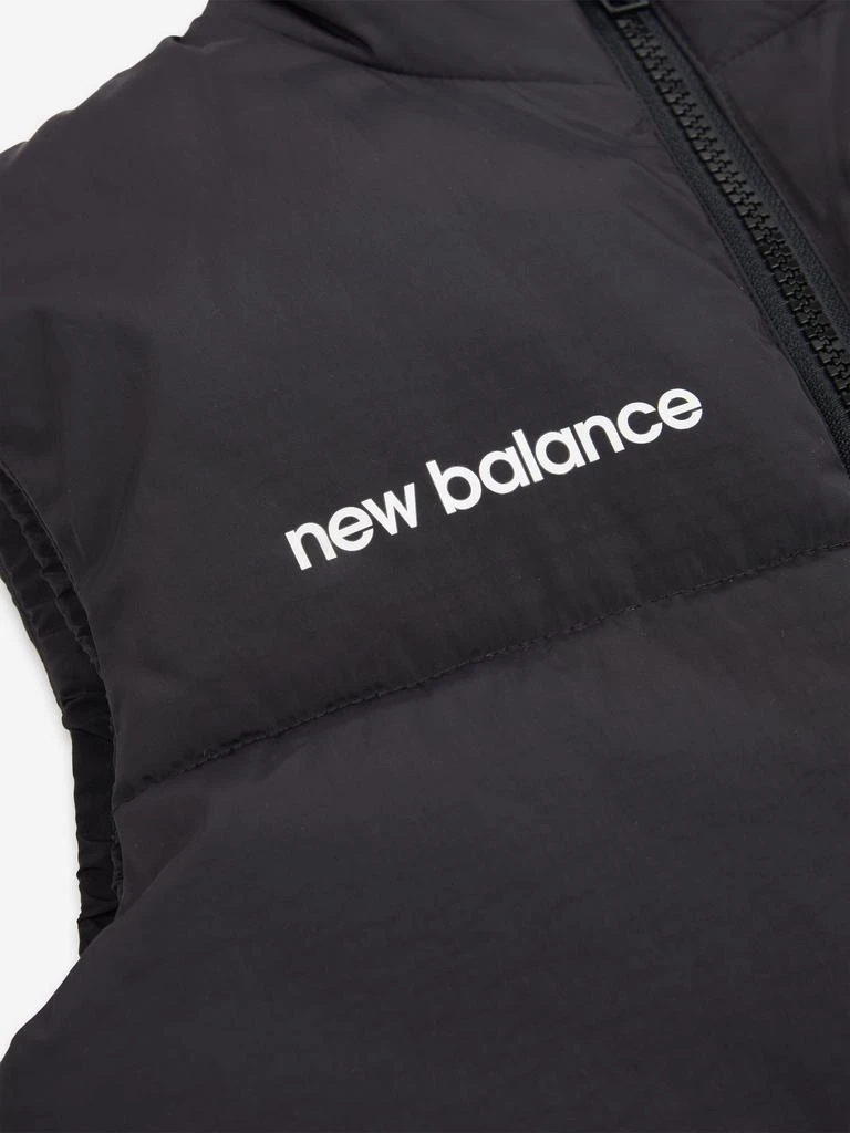 New Balance New Balance Boys Logo Quilted Gilet in Black 4