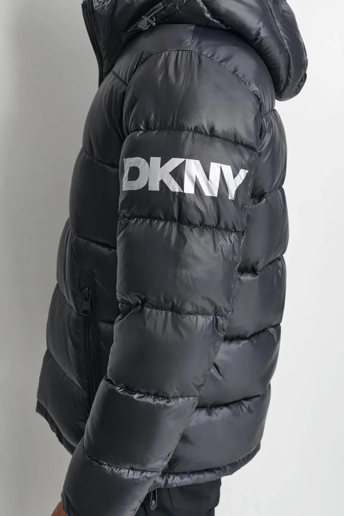 DKNY LOGO HOODED JACKET 6