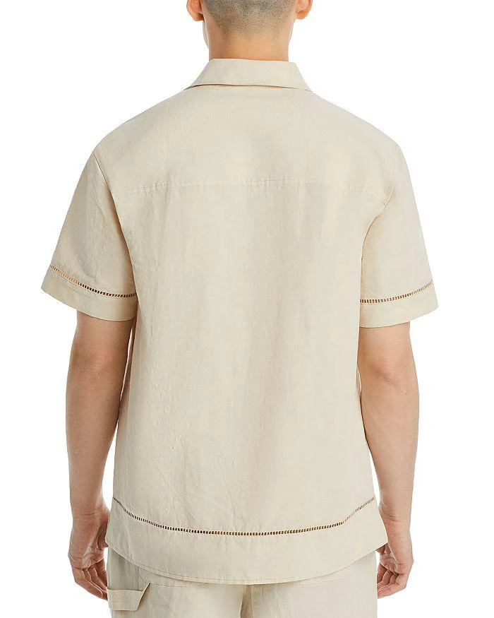 SIMKHAI Marco Short Sleeve Camp Shirt 4