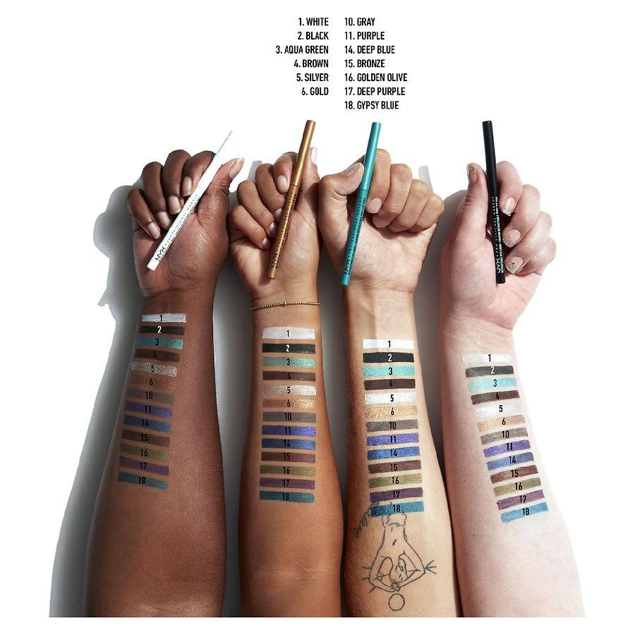 NYX Professional Makeup Retractable Long-Lasting Mechanical Eyeliner Pencil 5