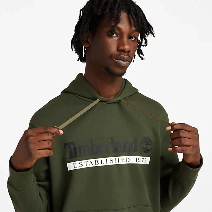 Timberland Established 1973 Hoodie for Men in Dark Green 5